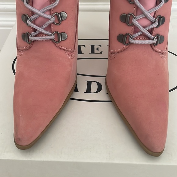 Pink Nubuck booties 8 - Picture 5 of 9